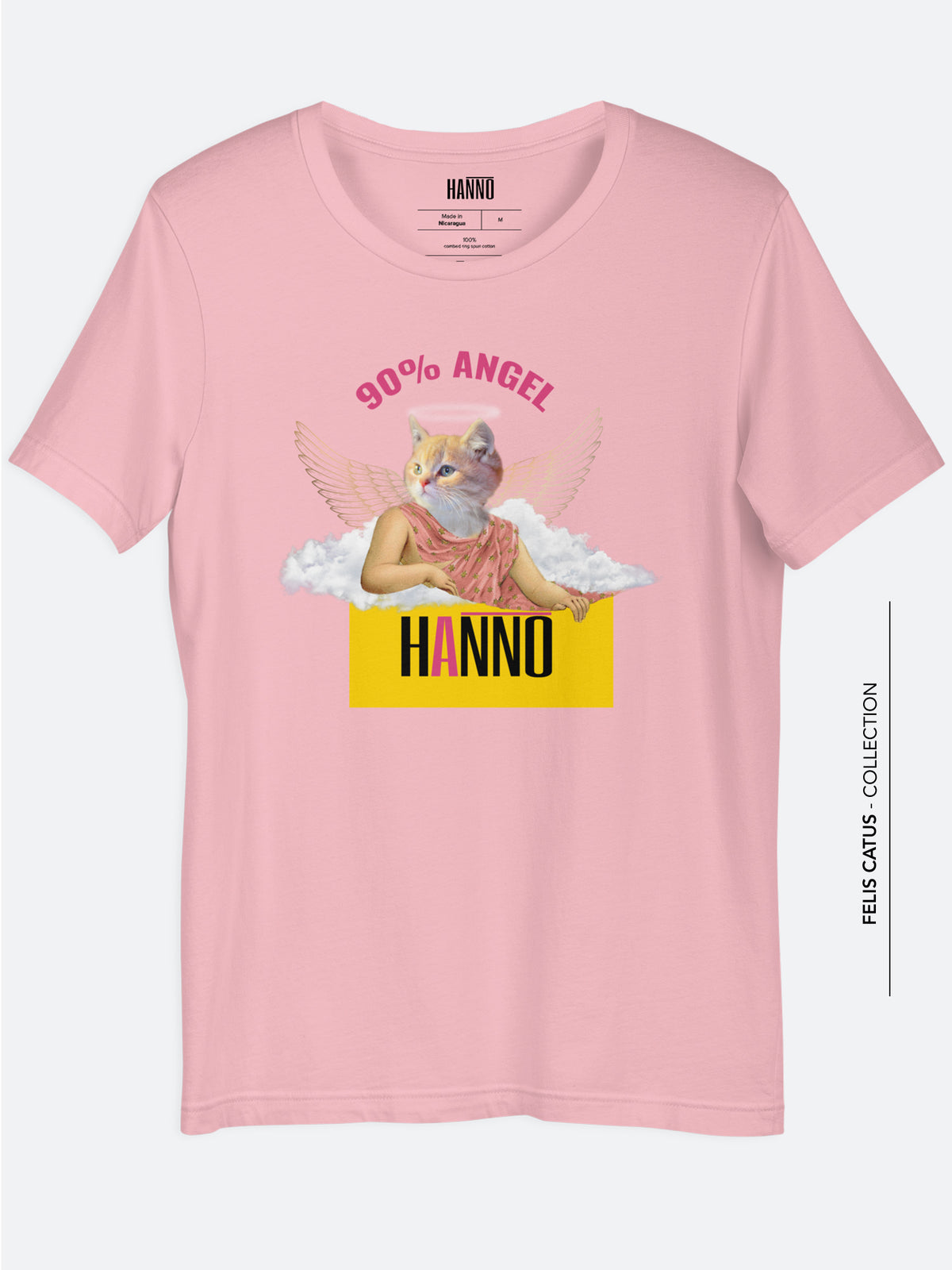Pink t-shirt for men/woman cat lovers #color_pink