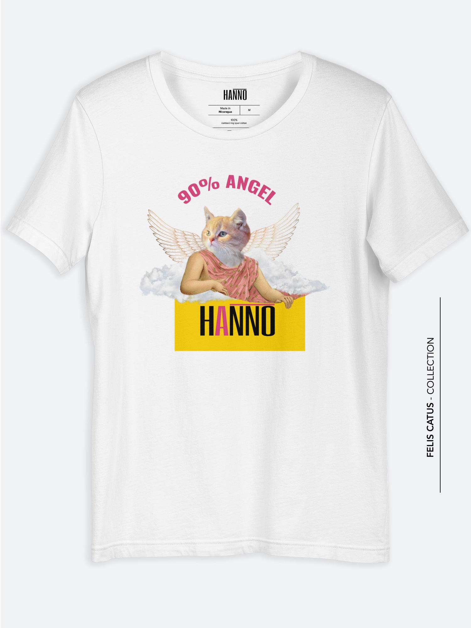 90% ANGEL CAT WITH WINGS T SHIRT