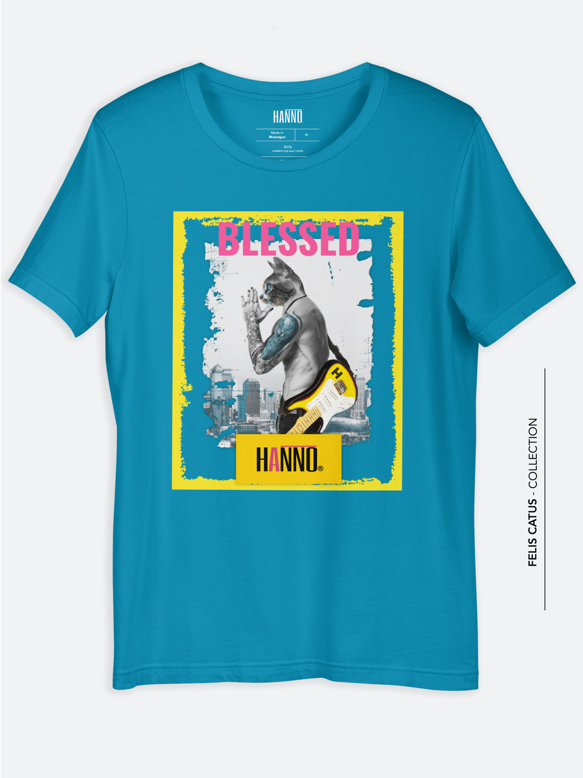 aqua t-shirt for men/woman cat lovers #color_aqua