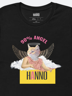 90% ANGEL CAT WITH WINGS T SHIRT