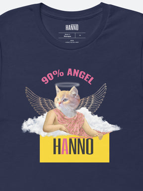 90% ANGEL CAT WITH WINGS T SHIRT