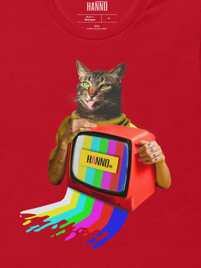 VINTAGE 80's TV CAT T SHIRT