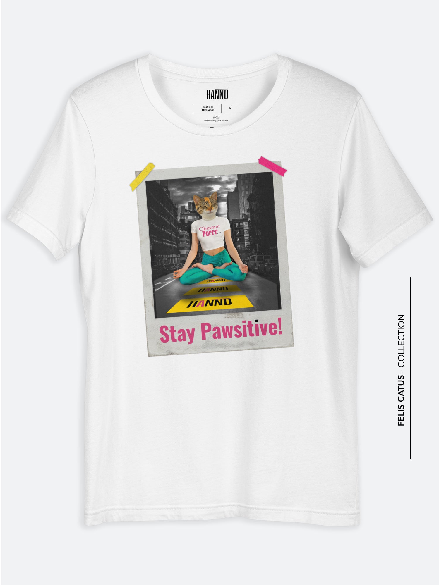 Women's T-Shirt Yoga is for everyone Yoga Cat- Yogaholic Print TS779
