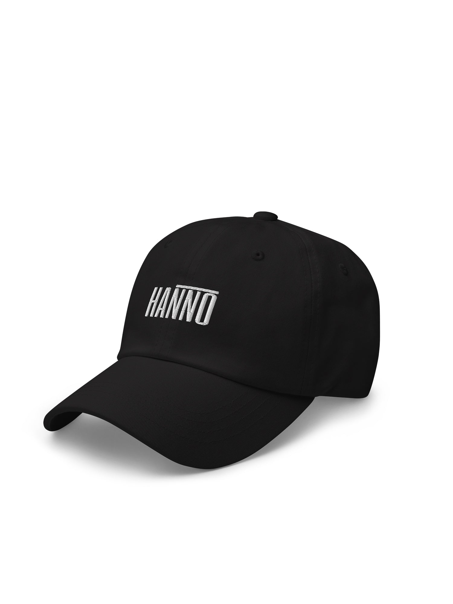 Black unisex dad hat