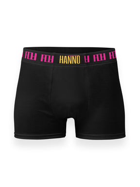 Unisex Boxer Briefs  black and berry