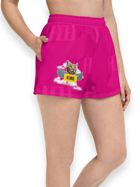 Angel Cat Athletic Short Shorts