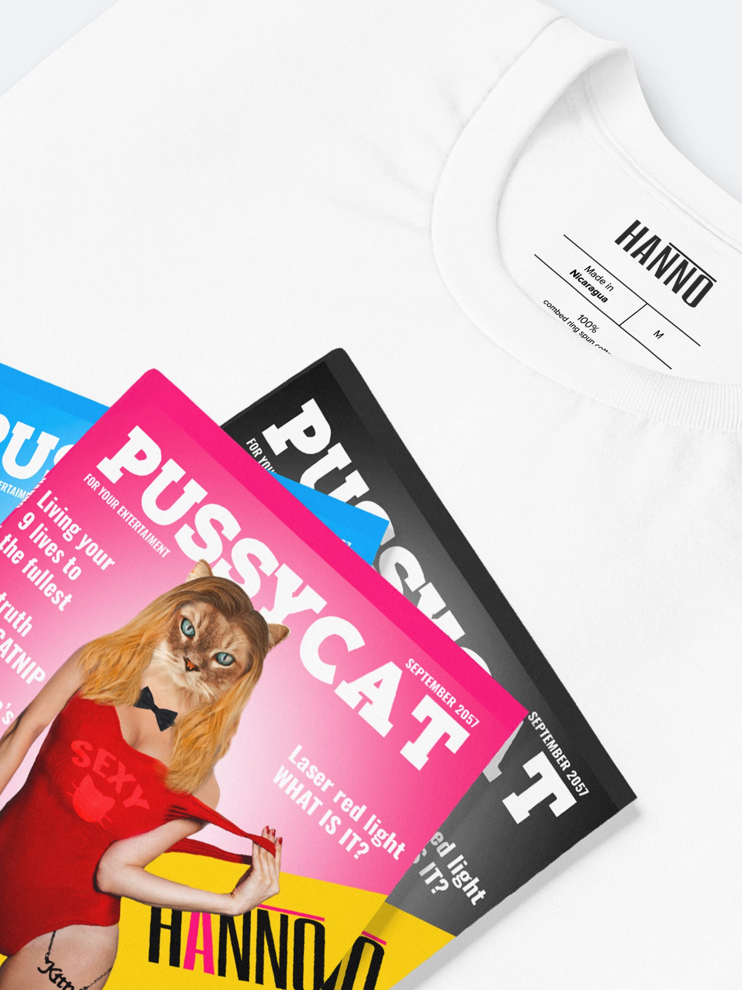 PUSSYCAT HANNO MAGAZINE T SHIRT