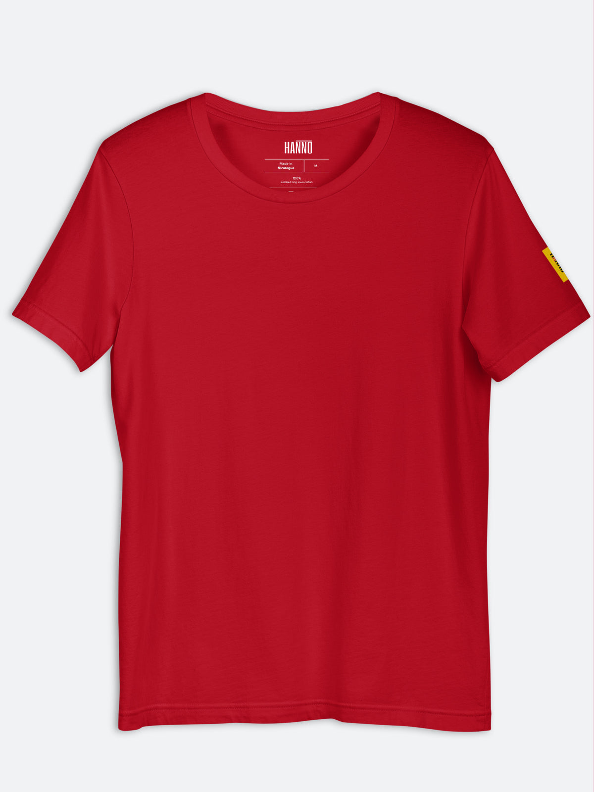 Hanno classic basic t shirt 100% cotton#color_red